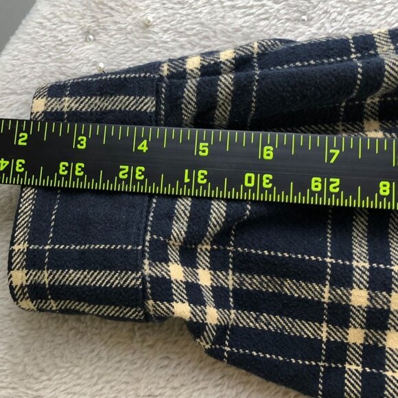 Field & Stream Mens Shirt Large Flannel Long Sleeve Button Up Flannel Plaid Navy - Picture 6 of 10